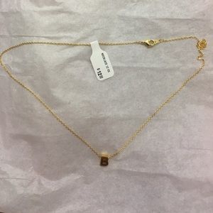 B initial necklace